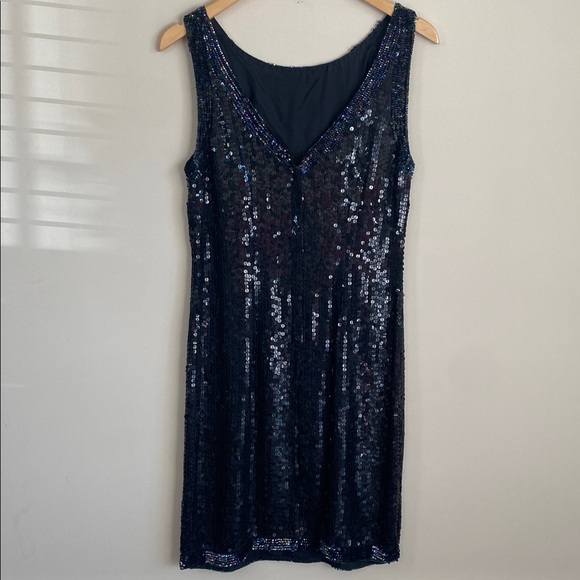 Mukesh nitz black sequin dress size smalll - Picture 4 of 9
